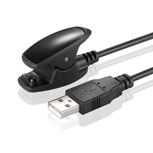 USB TO 2PIN POGPIN虎口夹式充电线