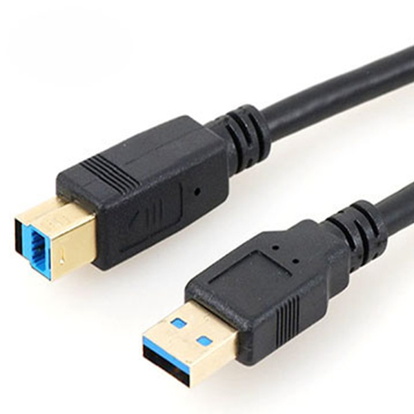 USB 3.0 A MALE TO USB 3.0 B MALE 镀金 (2)