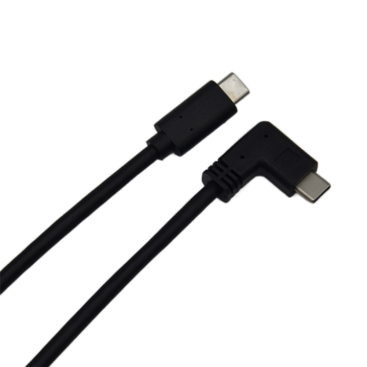 Type-c公 弯头TO Type-c公直头3.1  Cable